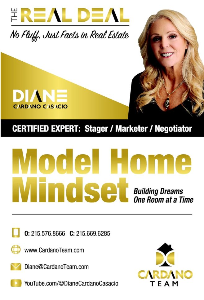 Model Home Mindset Book Cover by Diane Cardano-Casacio